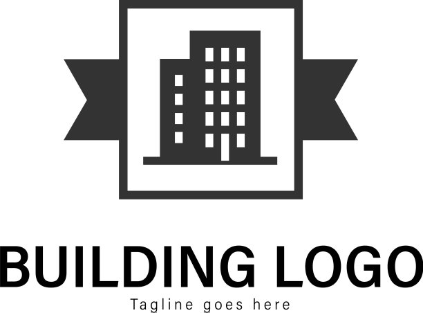 建筑标志模板设计图片下载
