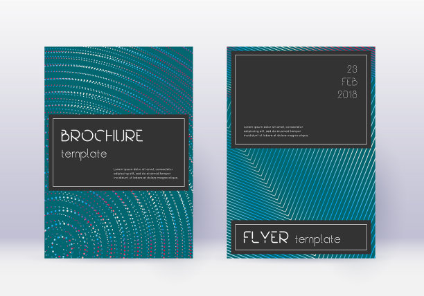 黑色封面设计模板设置红色抽象线图片下载