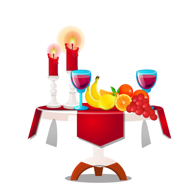 木桌上燃烧着新鲜成熟的水果图片下载