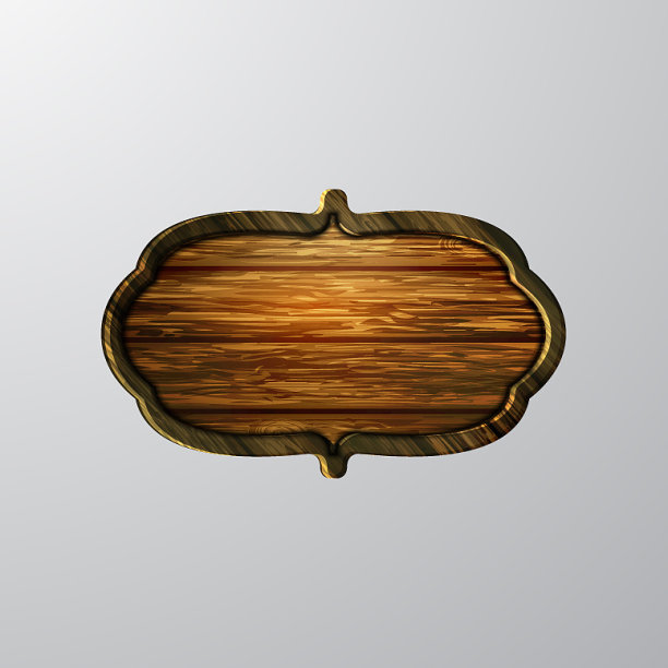 木制招牌的写实图片下载