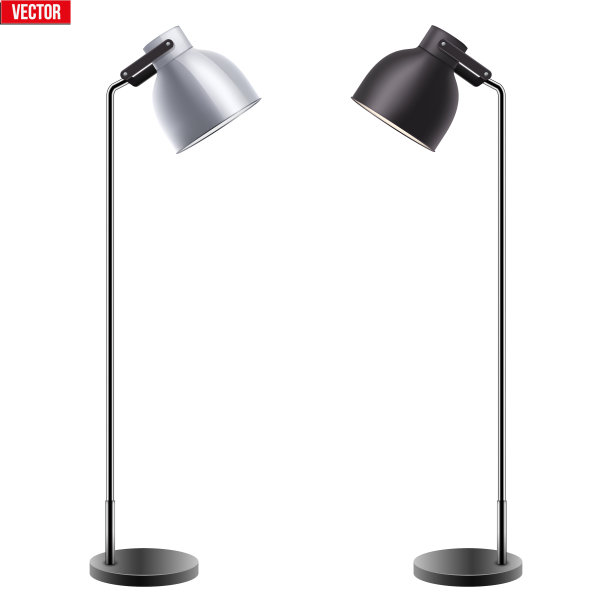 装饰性金属落地灯图片下载