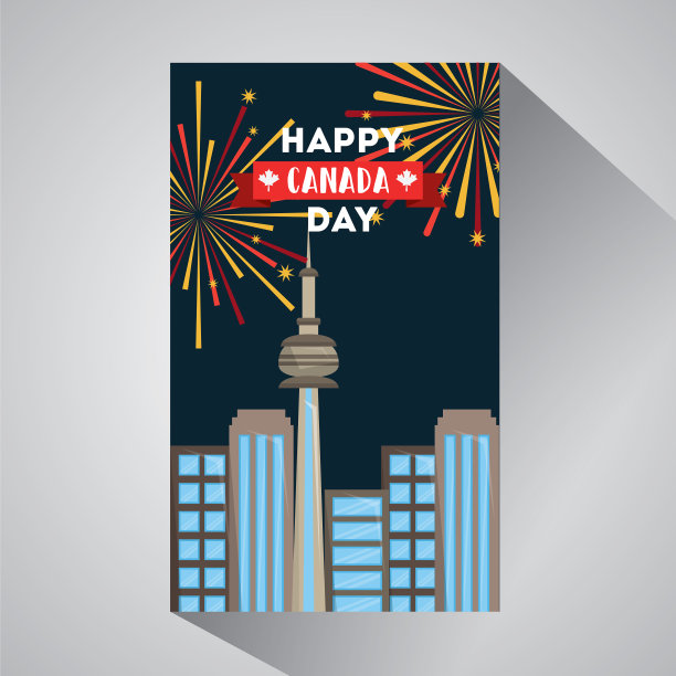 加拿大日快乐图片下载