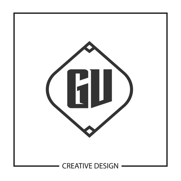 首字母GV logo设计模板图片下载