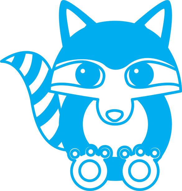 浣熊动物卡通图片下载