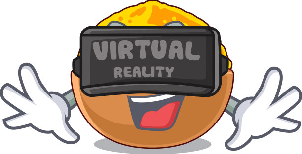 虚拟现实中的姜黄粉角色图片下载