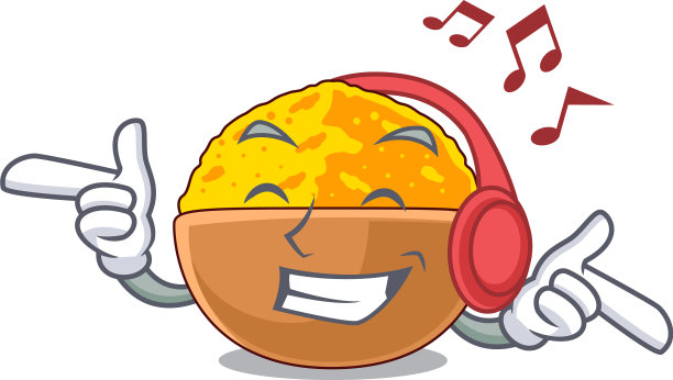 听音乐姜黄粉在人物图片下载