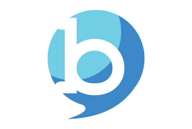 字母b气球标志图标图片下载