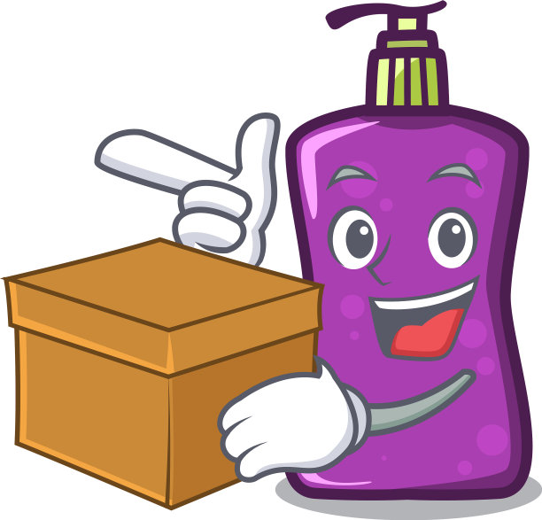 与盒子香波人物卡通风格图片下载