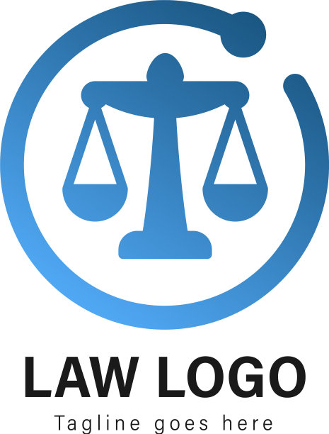 法律标志模板设计具有现代感的法律标志图片下载