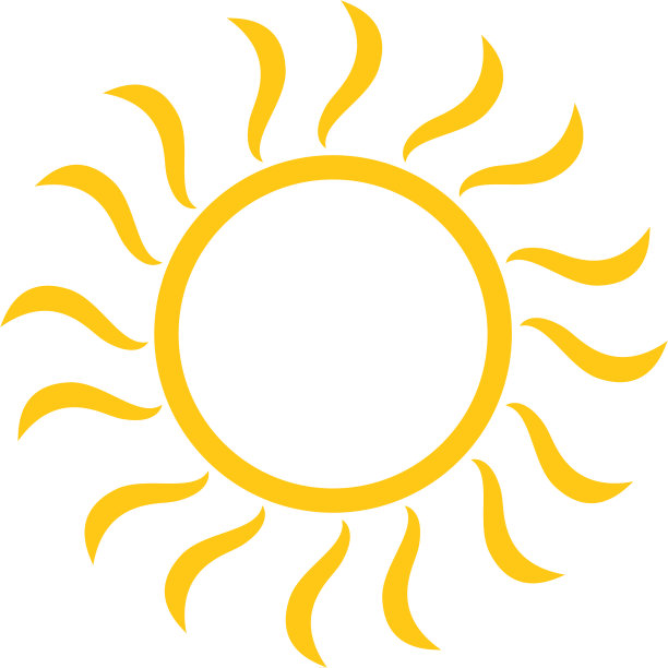 太阳logo模板图片下载