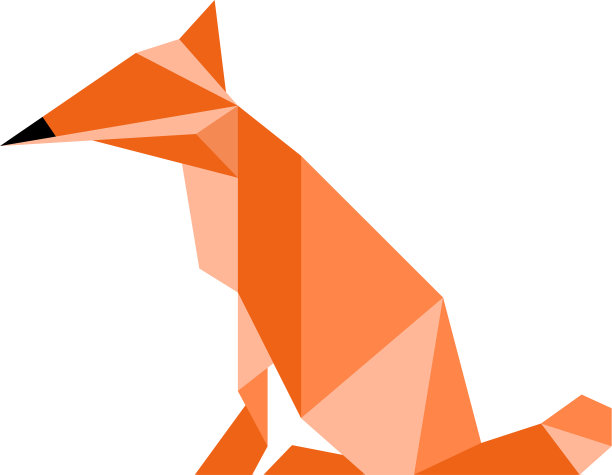 摘要低聚狐狸图标图片下载