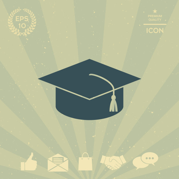 硕士学位帽为毕业生方学位帽图片下载