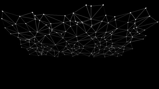 技术hud数字电线线和点图片下载