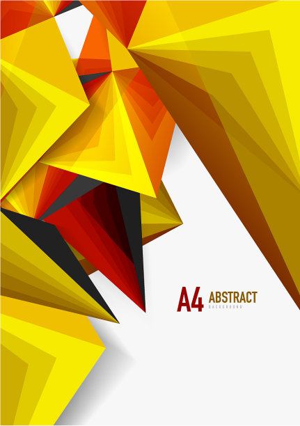 低多边形风格3d三角形线图片下载