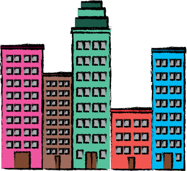 城镇住宅建筑图像集图片下载