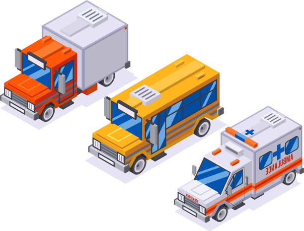等距汽车货车运输学校图片下载