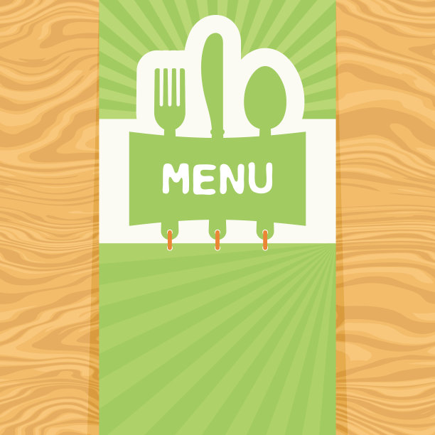 叉匙和刀标签文字平面设计图片下载