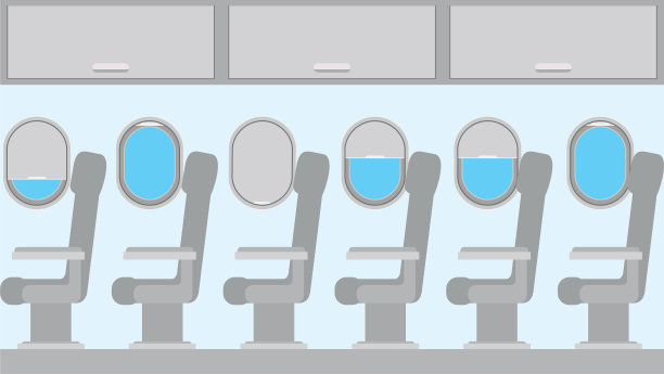 窗户飞机和椅子图片下载