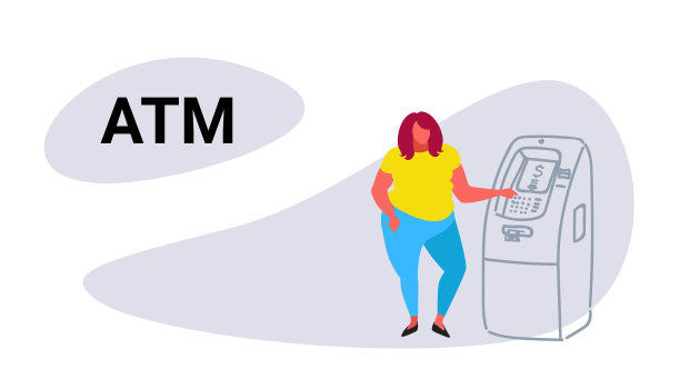 胖女人在用自动提款机胖女孩图片下载