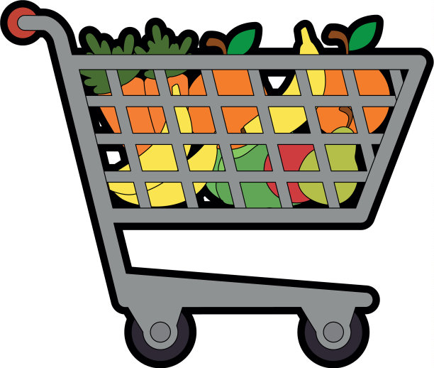 蔬菜购物车图片下载