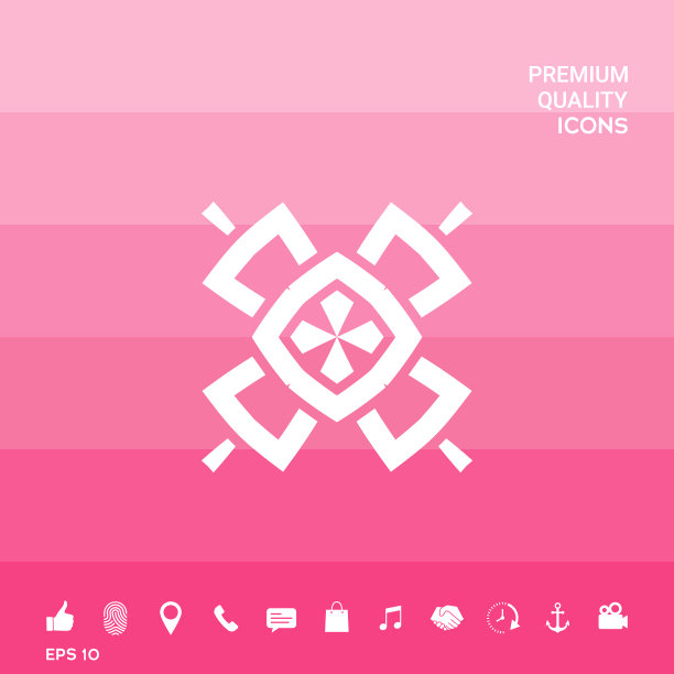 几何东方图案Logo元素图片下载