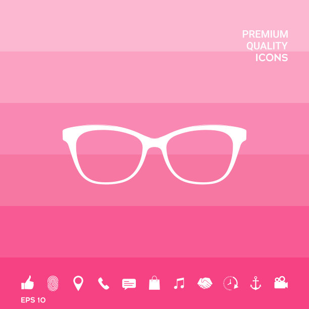 眼镜图标符号图片下载