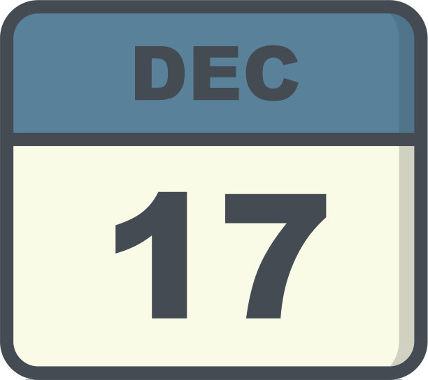 12月17日是单历的日期图片下载
