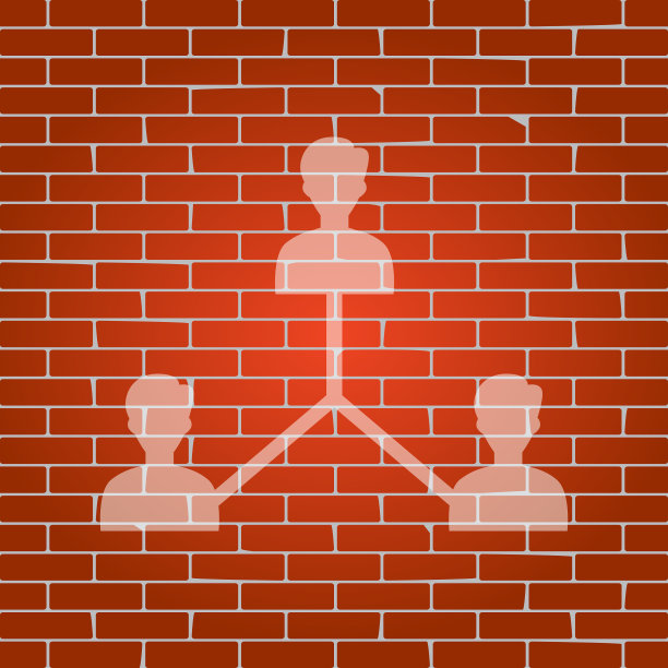 社交媒体营销标志白色图标图片下载