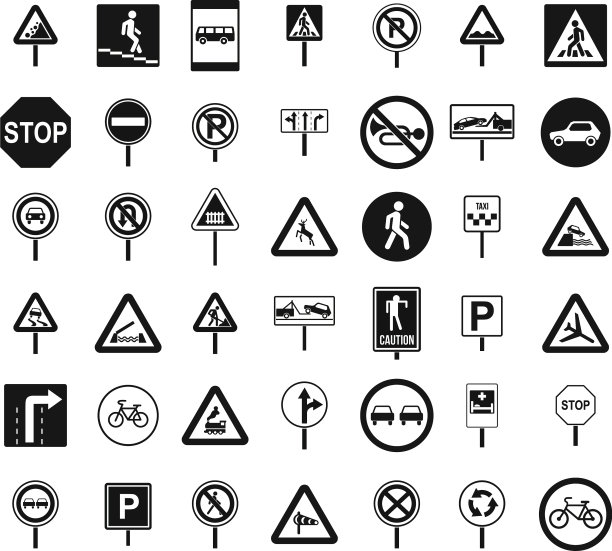 路唱icon set简约风格图片下载