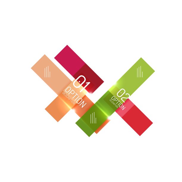 几何抽象组成与文本和图片下载