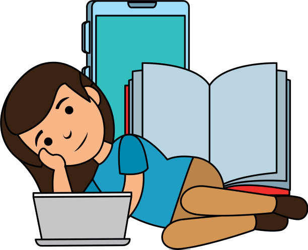 拿着智能手机的小女生图片下载