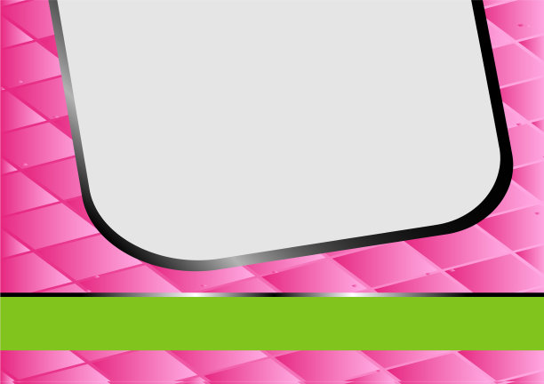 带条的红色三页宣传册模板设计图片下载