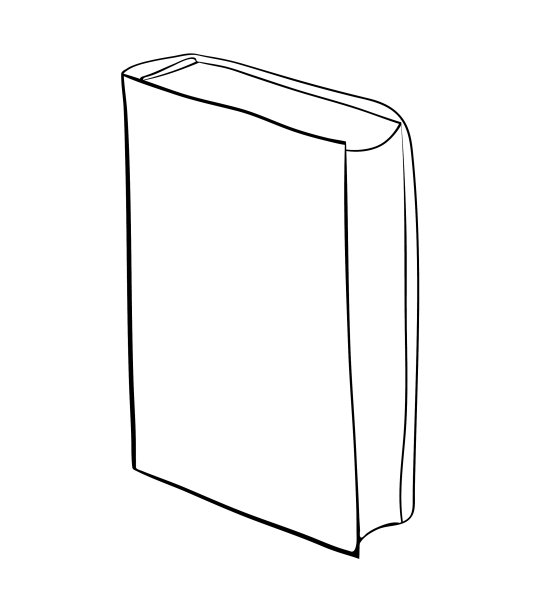 合书站立卡通符号图标设计图片下载