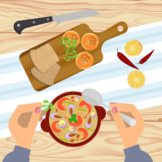 有人在吃蛤蜊浓汤图片下载