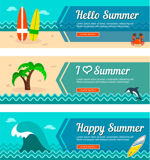 旅游和度假横幅图片下载