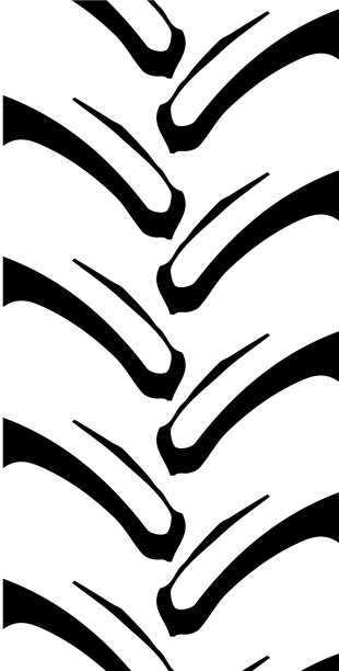 拖拉机胎面花纹图片下载