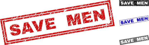 垃圾拯救男人纹理矩形邮票图片下载