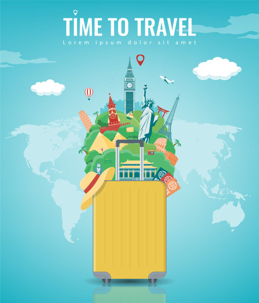 旅游作文与著名的世界地标图片下载