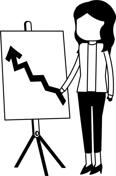 女商人用黑色和图片下载