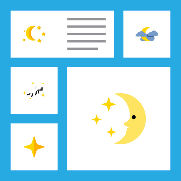 平图标夜夜夜夜夜夜集图片下载