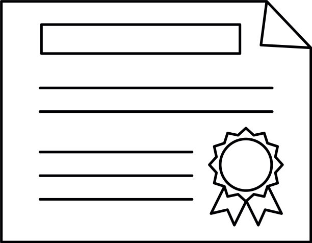 毕业证书孤立图标图片下载