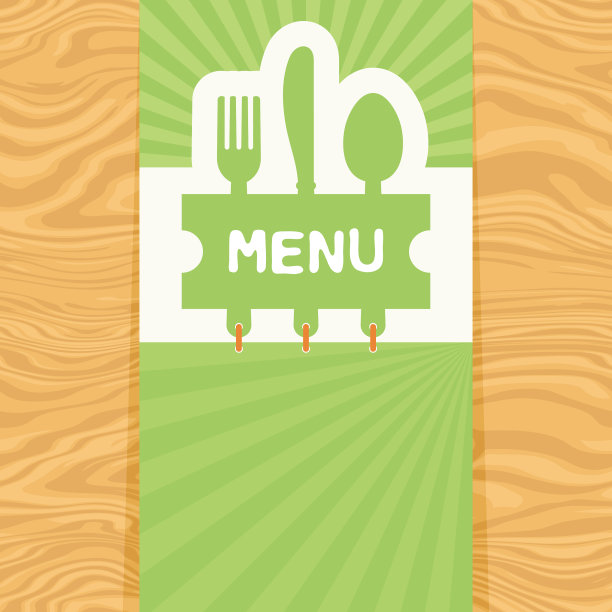 叉匙和刀标签文字平面设计图片下载