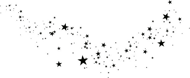 白色背景上的星星图片下载