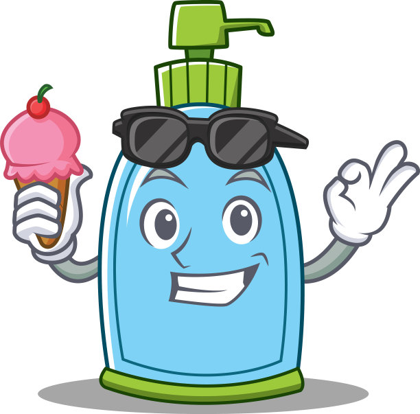 用冰淇淋液体肥皂塑造卡通人物图片下载