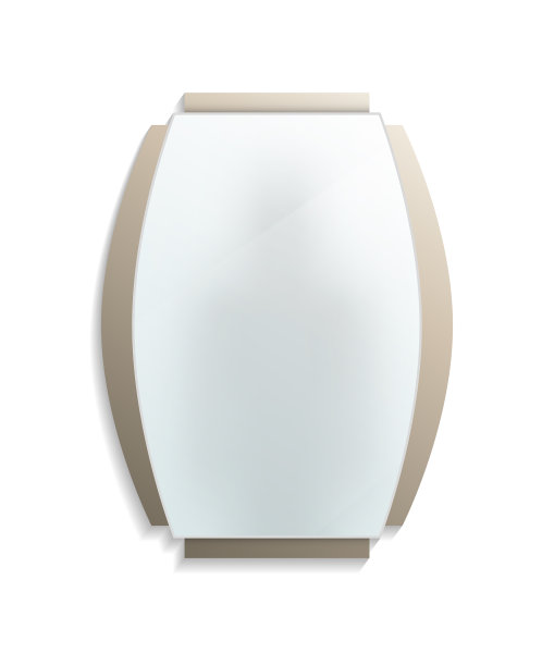 优雅的镜像在帧孤立的图标图片下载