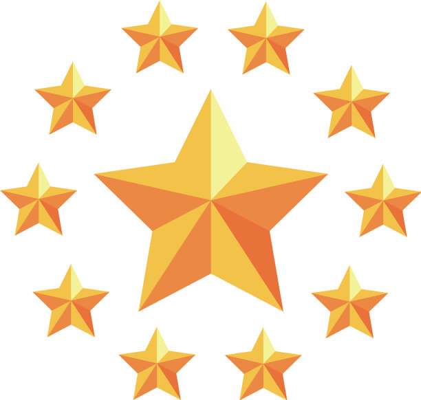 星星边框标志图片下载