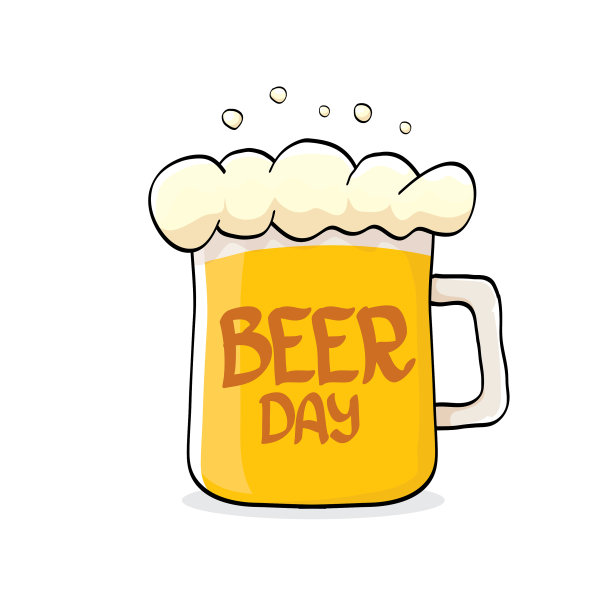 国际啤酒日标签图片下载