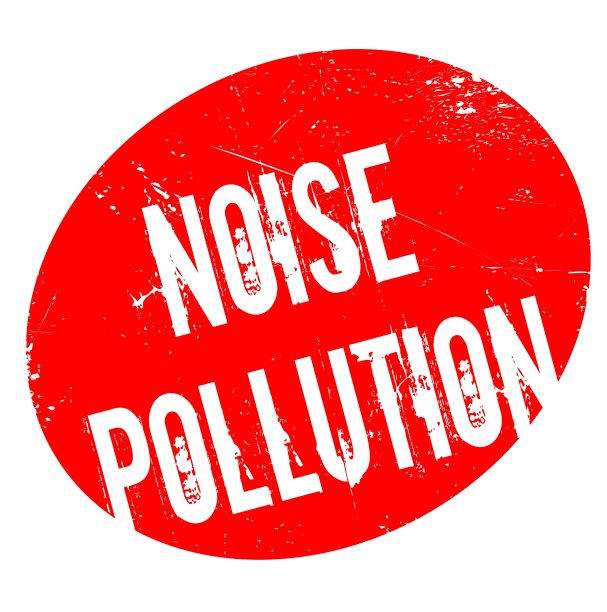 噪音污染橡皮图章图片下载