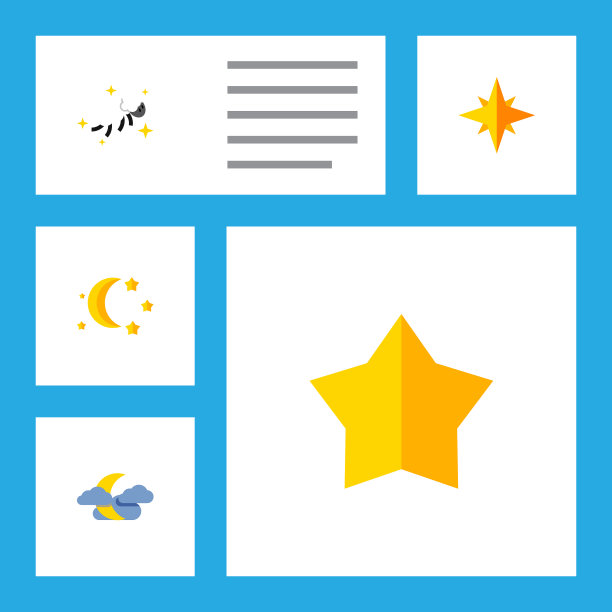 平图标午夜午夜设置午夜星号图片下载