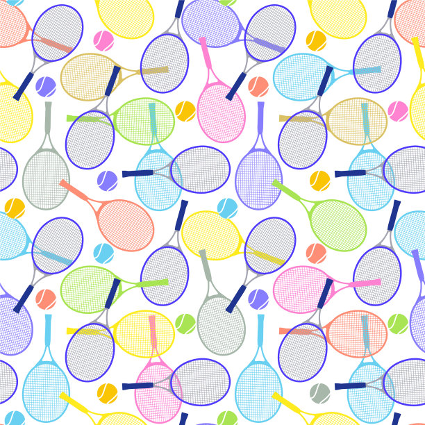 网球拍和网球图片下载